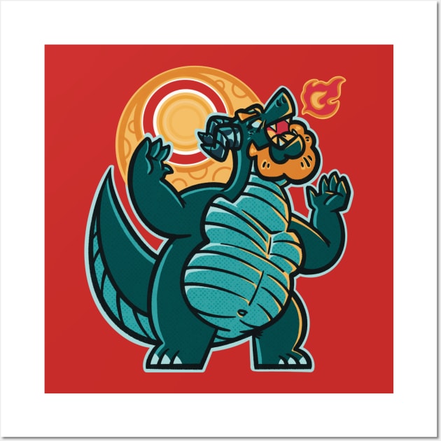 Year of the Chonky Dragon Wall Art by Squarebears